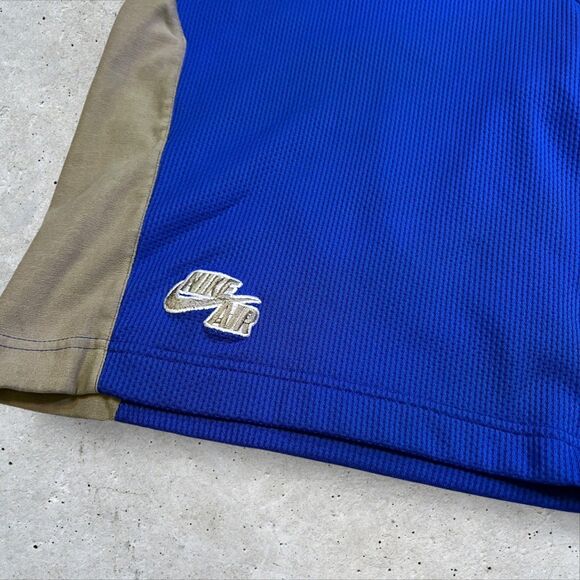 Vtg Nike Sphere Dry Basketball Shorts Men's Size L Blue Gray Colorblock BG Logo - Picture 3 of 10